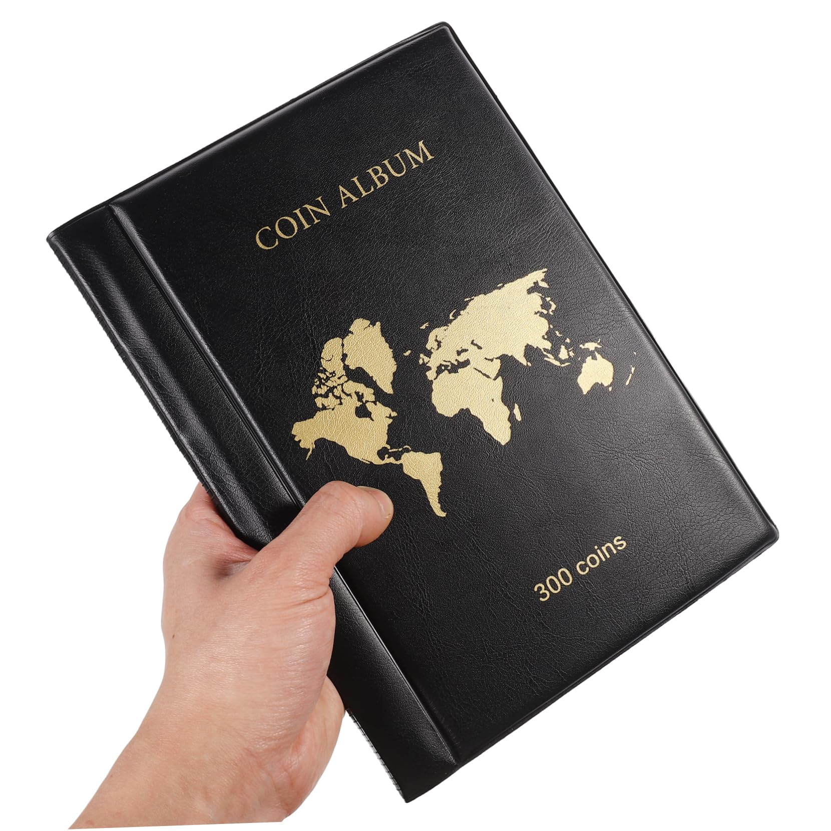 TOYANDONA Album per Monete da Collezione Espositore Trasparente per Monete e Carta Moneta Raccoglitore Sicuro in PVC Robusto Custodia Elegante e Pratica
