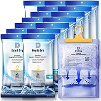 Vista 9 de Dry & Dry - Absorbentes de humedad y deshumidificadores para el hogar, sótano, dormitorio, deshumidificadores pequeños - Absorbentes de humedad