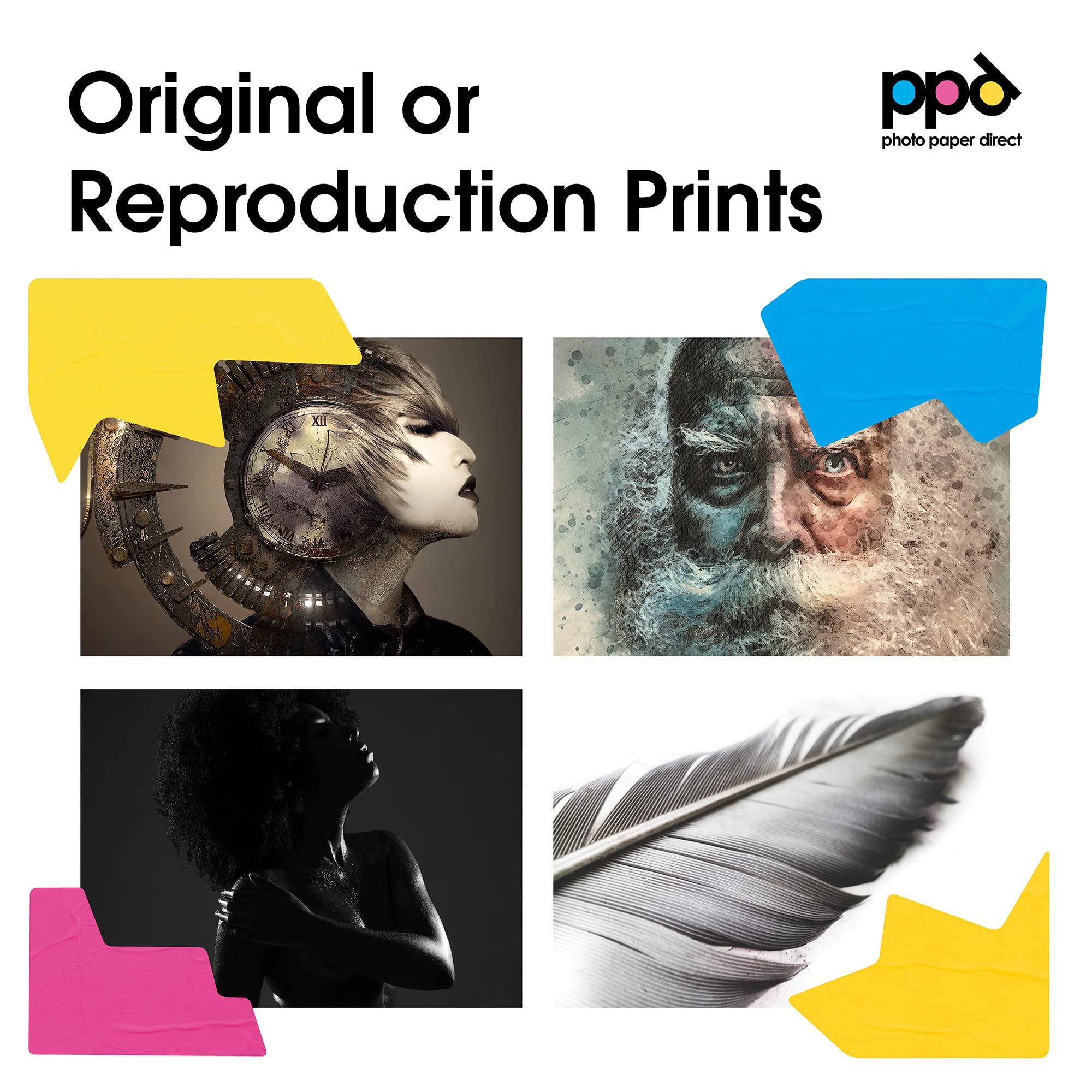 PPD A3 25 Arkuszy Matowego Papieru Fotograficznego ‘Fine Art Photo Rag Giclée’ do Drukarek Atramentowych - PPD-79-25