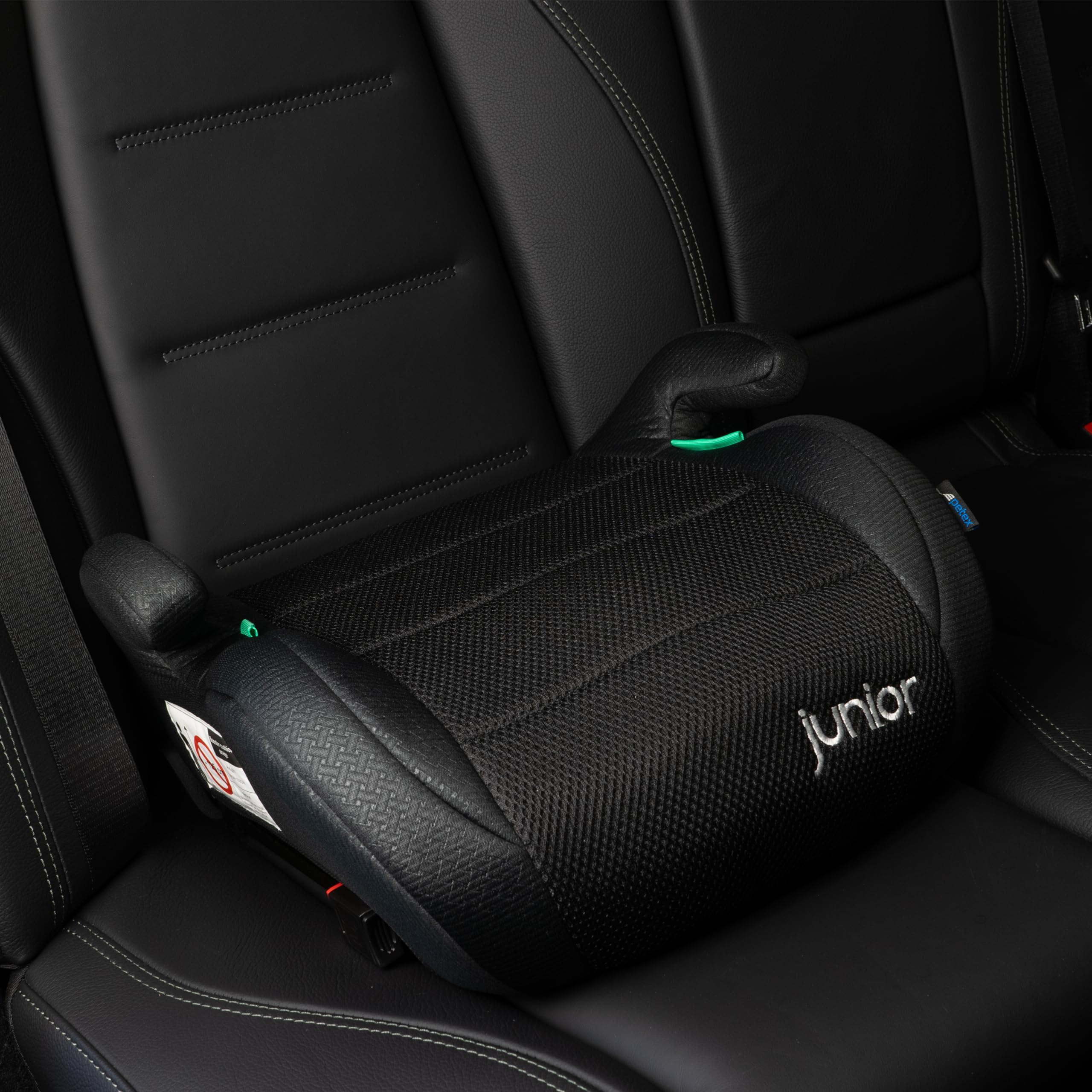 PETEX Auto-Kindersitzerhöhung Max Plus i-Size ECE R129 Isofix 125-150 cm schwarz