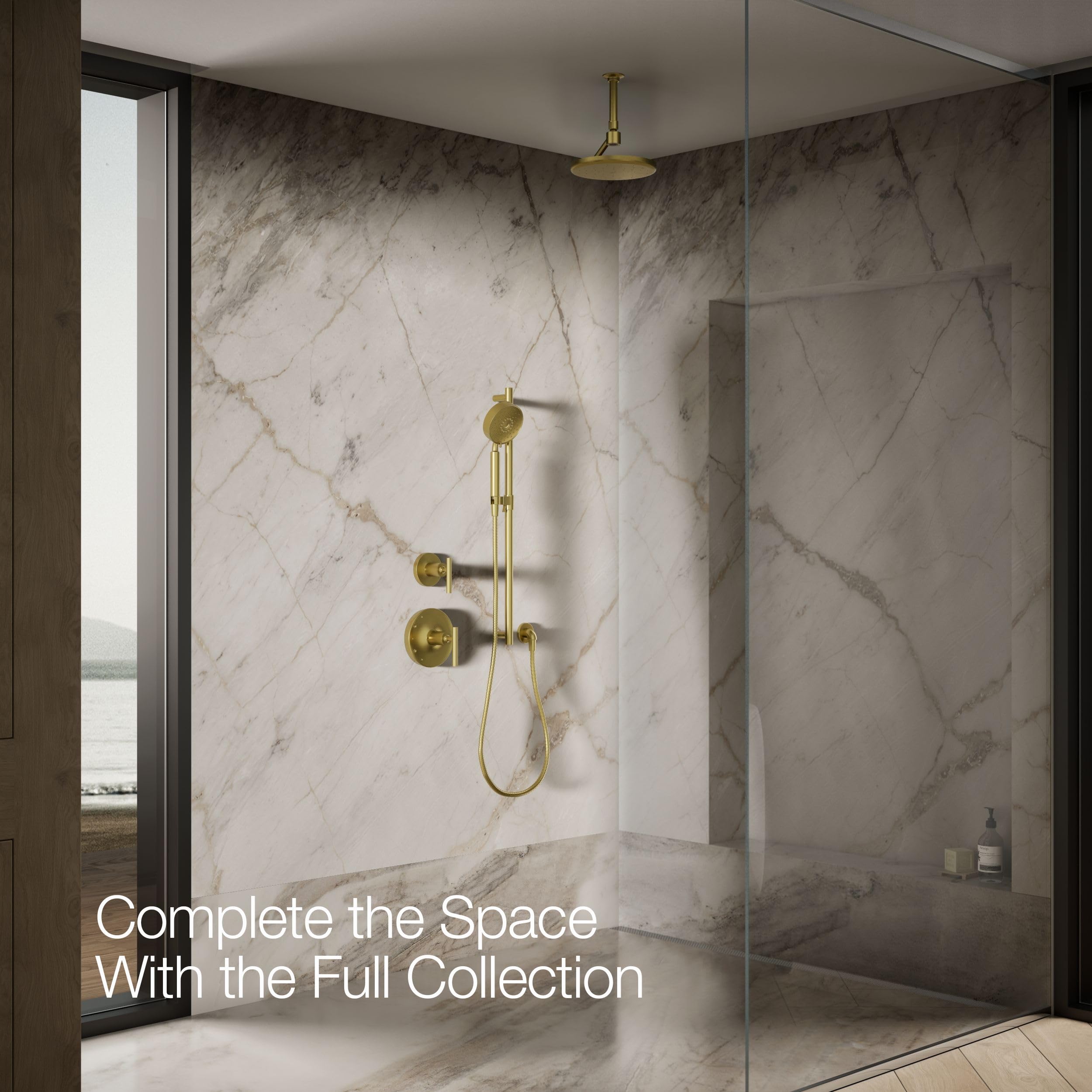 KOHLER Statement Open Iconic 1-Spray Patterns 1.75 GPM 8 in. Ceiling