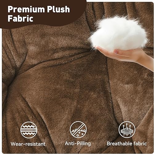 Miniatura 5 de MoNiBloom Silla redonda plegable de piel sintética para dormitorio, sala de estar, dormitorio, marco de metal plegable, de gran tamaño, cómoda,