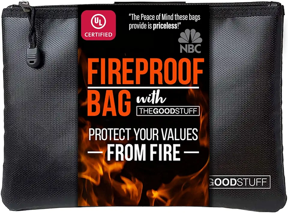 Fireproof Money Bag for Cash (10" x 13&q...