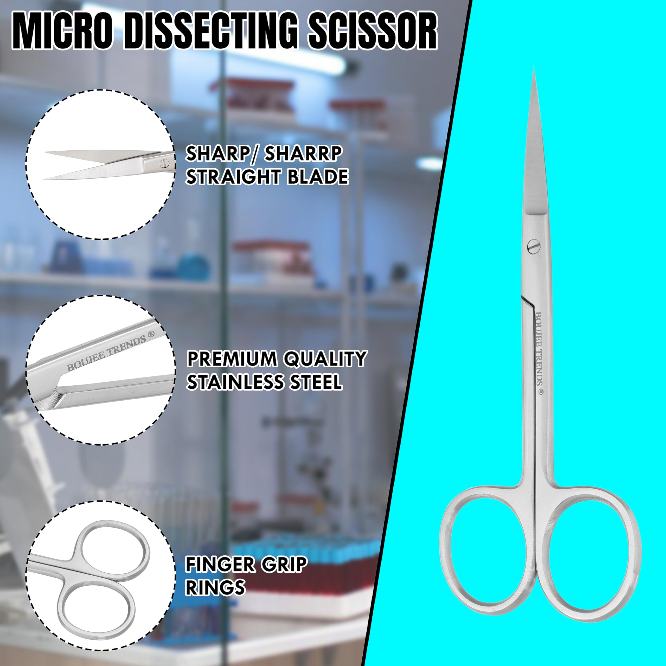 Iris Micro Dissecting Scissors 4.5
