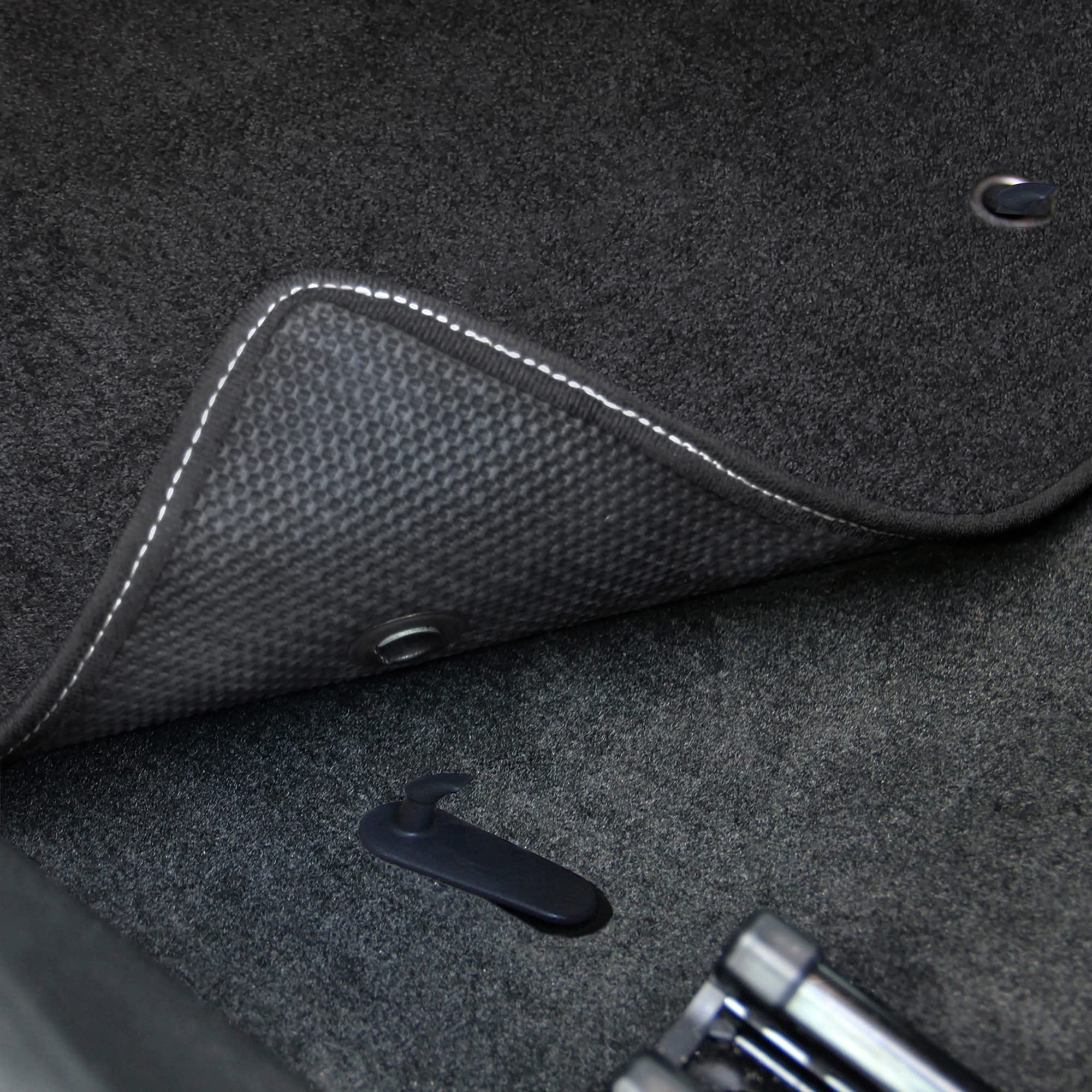 Alfombrillas De Coche Para Honda CR-V (1996-2001) – Negro, 6 Mm De Grosor, A Medida