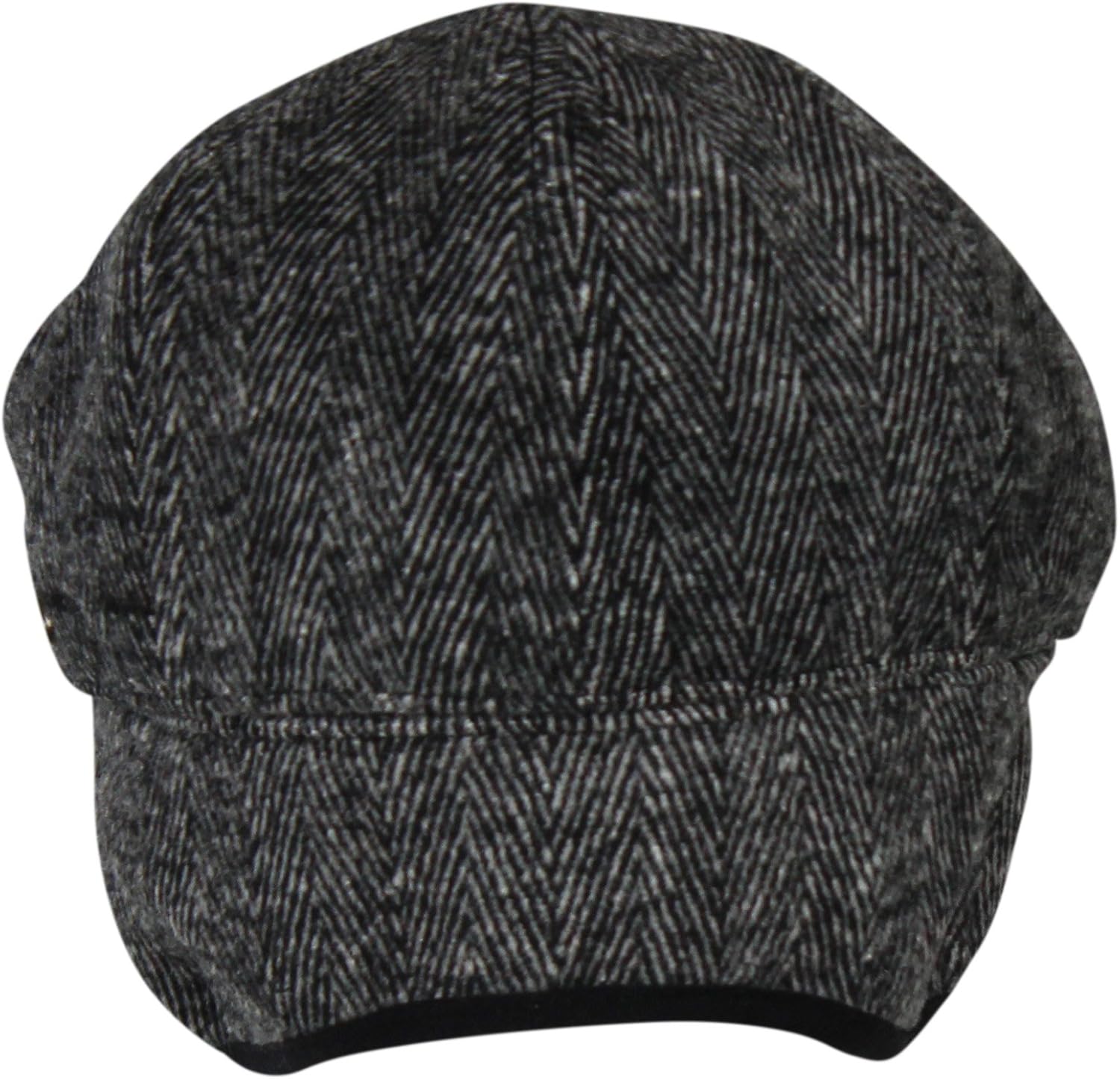 100% Wool Herringbone Winter Ivy Cabbie Hat w/Fleece Earflaps – Driving Hat