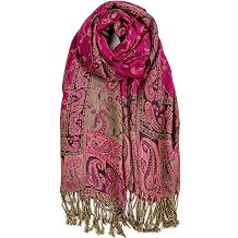 AUSEKALY Shawls Wraps for Women Rave Scarf Soft Silky Reversible Men Scarves