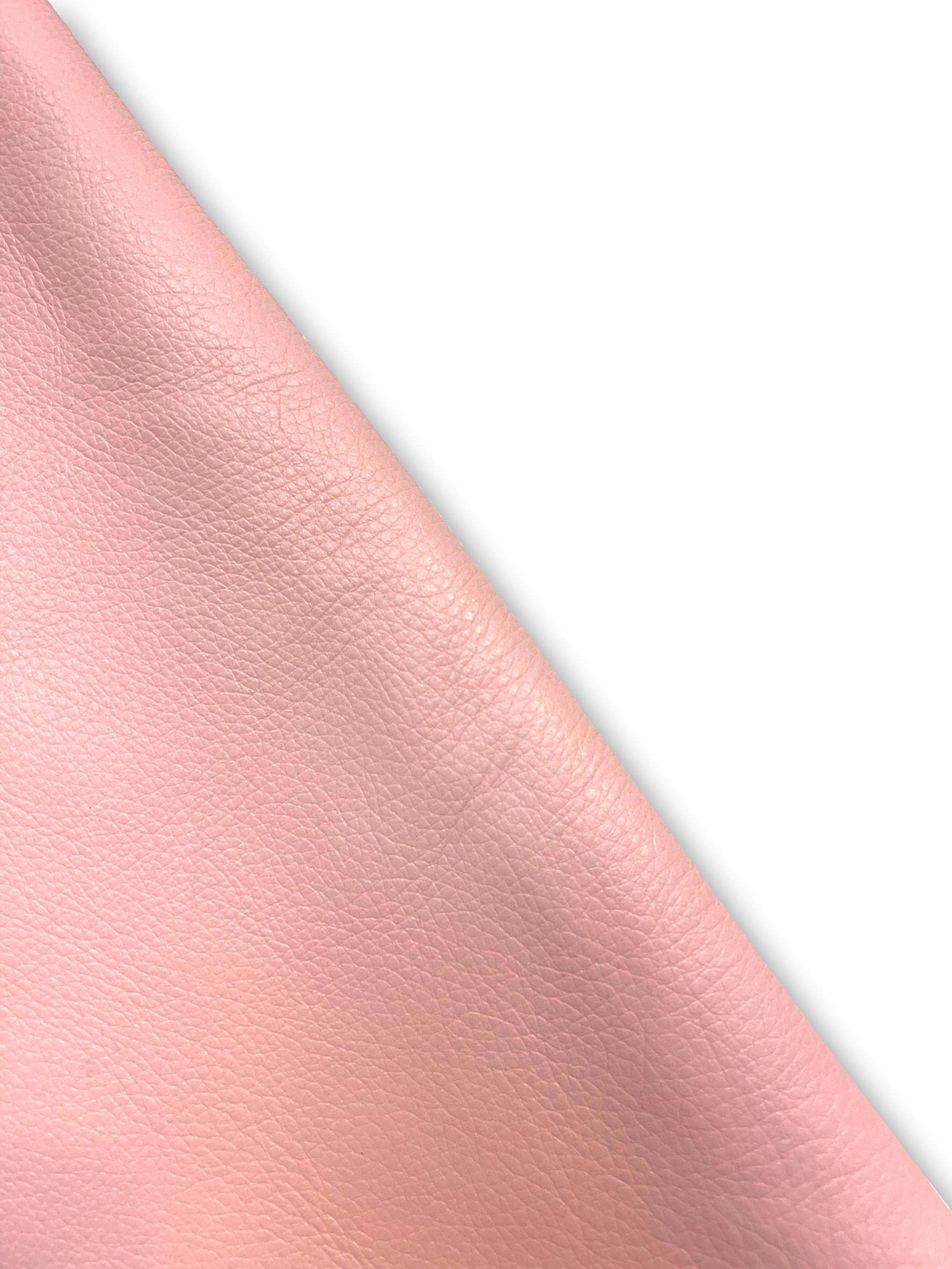 Piel de vaca de grano natural (rosa, 20 pies cuadrados (lado completo))