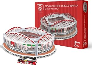 Pro-Lion 3D Jigsaw Puzzle of Benfica Stadium - 179 Pieces | Home of Benfica Football Club | Portuguese Premier League FC Football Gifts for Age 7+