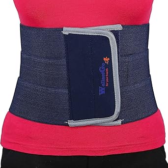 Abdominal Belt After Delivery For Tummy Reduction, Lumbo Sacral, Lower Back Brace provides Back Pain Relief - Breathable Belt for Men and Women