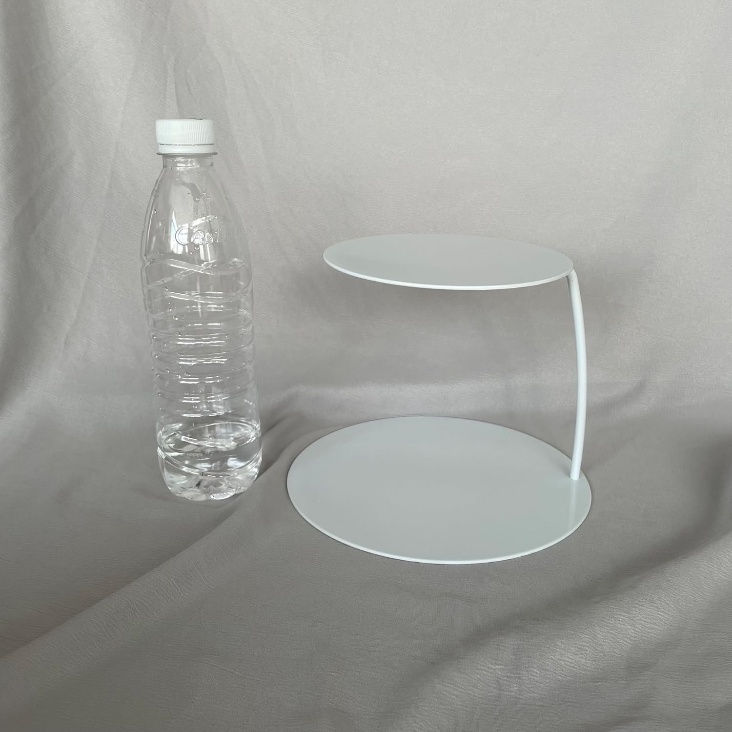 1PC Top 5.9'' High 5.9'' Base 7.87'' White Cake Stand Modern Pedestal Floating Cake Stands Cupcake Dessert Table Display for Wedding Valentine's Day Birthday Party Cake Decorations