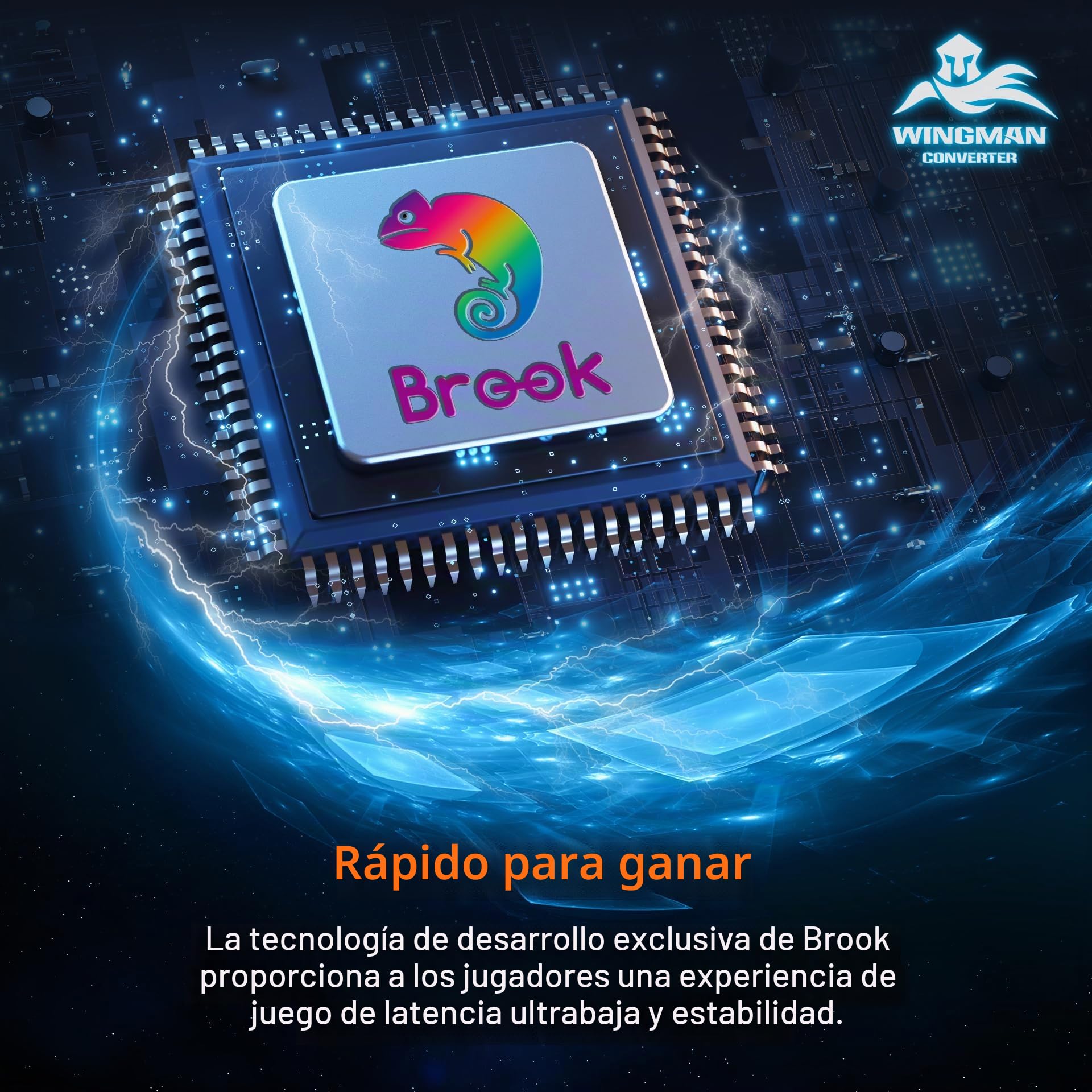 Brook Wingman PS2 Converter – Adaptador inalámbrico con Llavero para mandos Xbox 360 / Xbox Original y PC, también Compatible con PS5 / PS4 / PS3 / Switch Pro → PS2 / PS1 / PS Classic