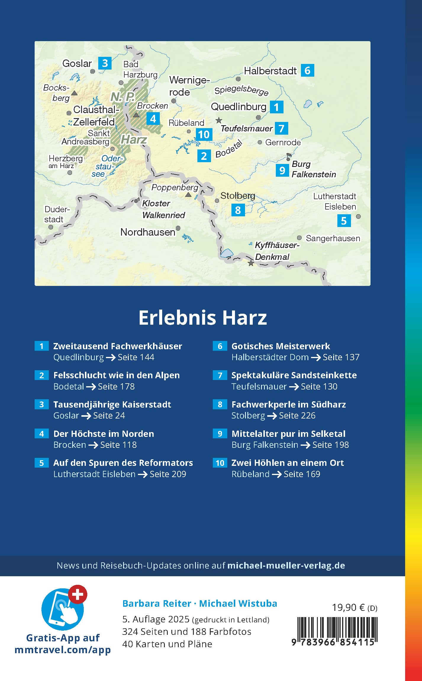 MICHAEL MÜLLER Reiseführer Harz: 100% authentisch, aktuell und vor Ort recherchiert. Inkl. App.