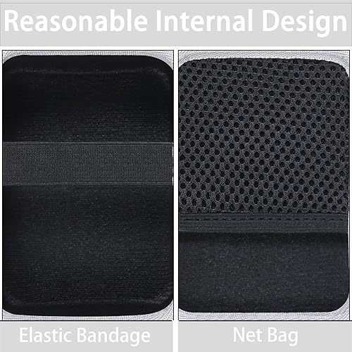 Miniatura 4 de co2CREA Carcasa rígida compatible con Bushnell Golf Wingman Mini GPS Speaker (negroplateado)