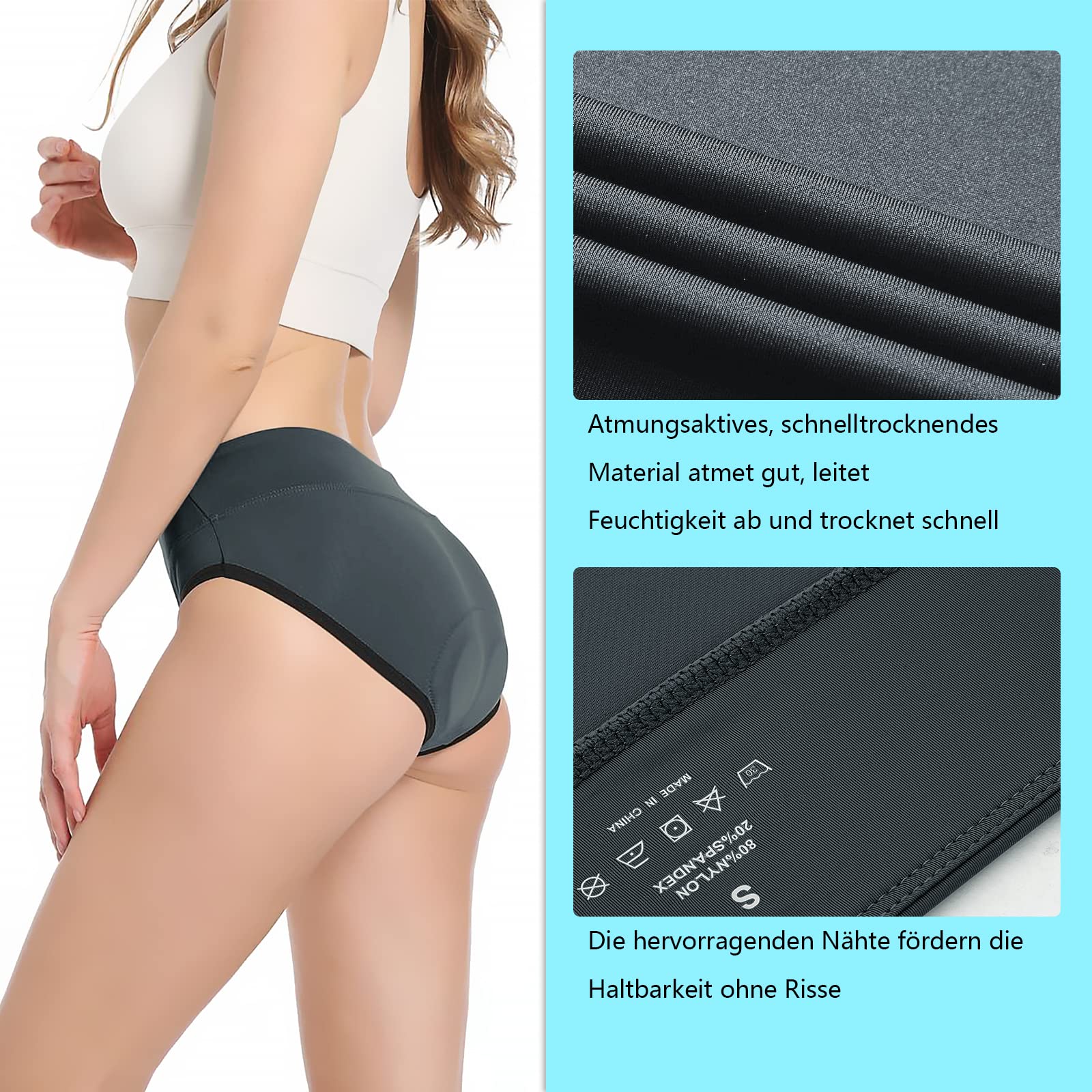 TBoonor Pantaloni Ciclismo Donna Triangolo Imbottite Pantaloncini da Ciclismo Antiscivolo Traspiranti da Ciclismo ad Asciugatura Rapida da Donna Imbottiti Pantaloncini Bicicletta