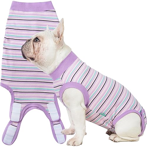 Sebdtico Recovery Suit for Dogs,Dog Surgery Suit Female Spay,Soft Dog Onesie for Surgery Female,Dog Cone Alternative Surgical Recovery Suit Female,Abdominal Wounds Licking Anti Suit for Dogs