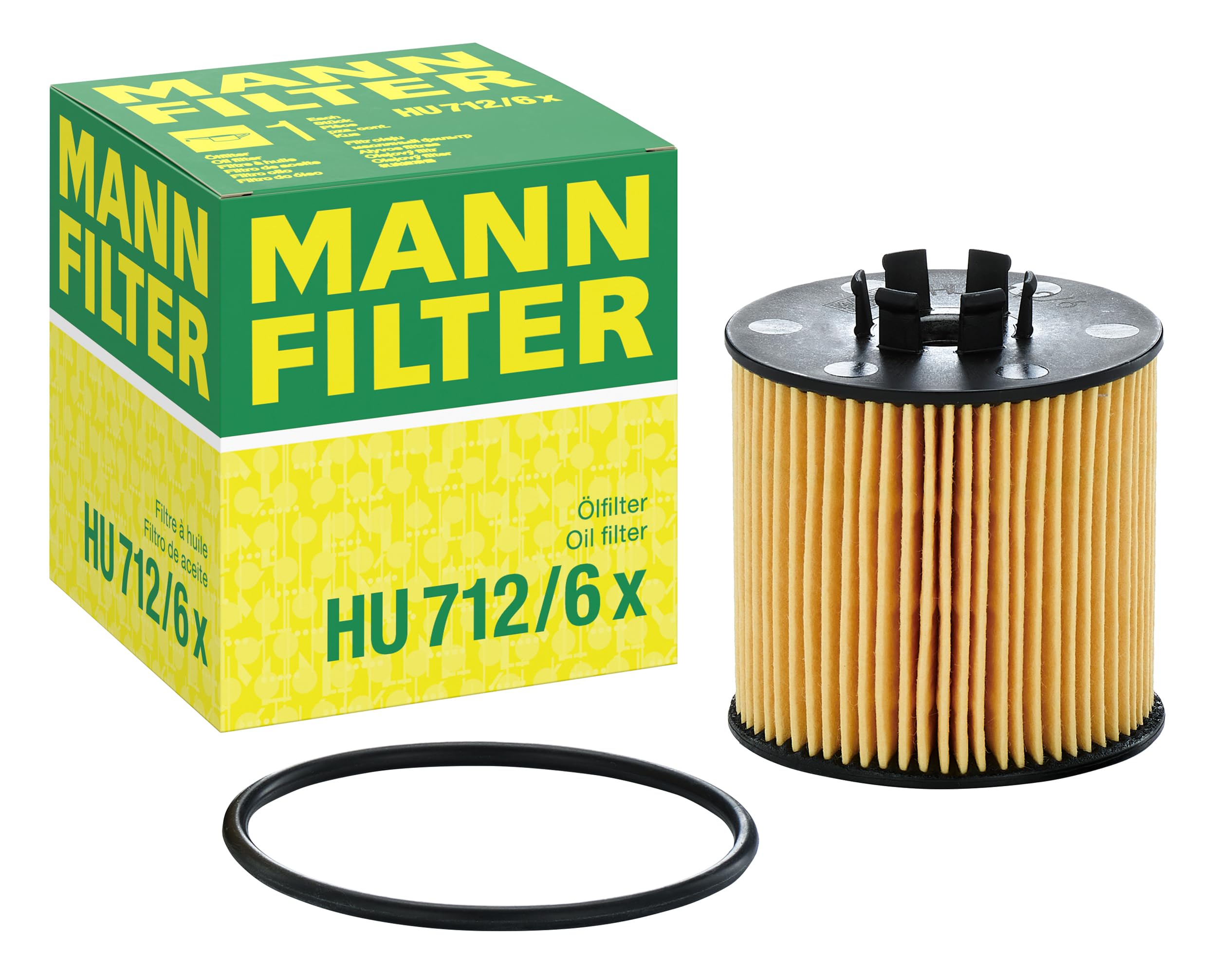 MANN-FILTER HU 712/6 x Ölfilter - für Pkw + Transporter
