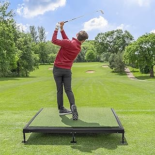 FORB Winter Golf Tee Frame - Golf Practice Mat Frame Only Mat Not Included | Golf Accessories for Golf Courses | Winter Mat Golf Frame | Raised Golf Tee Box