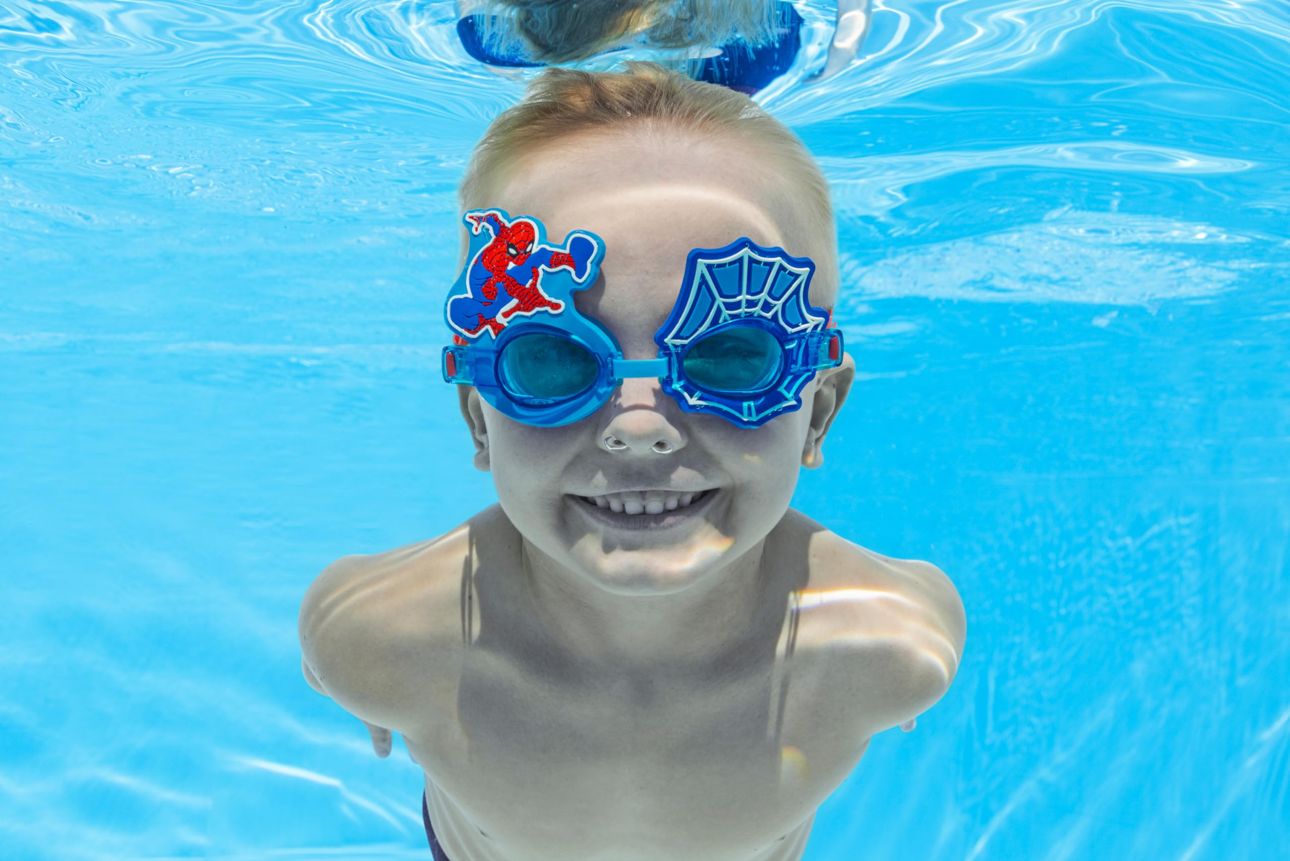 Bestway 98022 Occhialini da nuoto Marvel® Spider-Man™, anni 3+