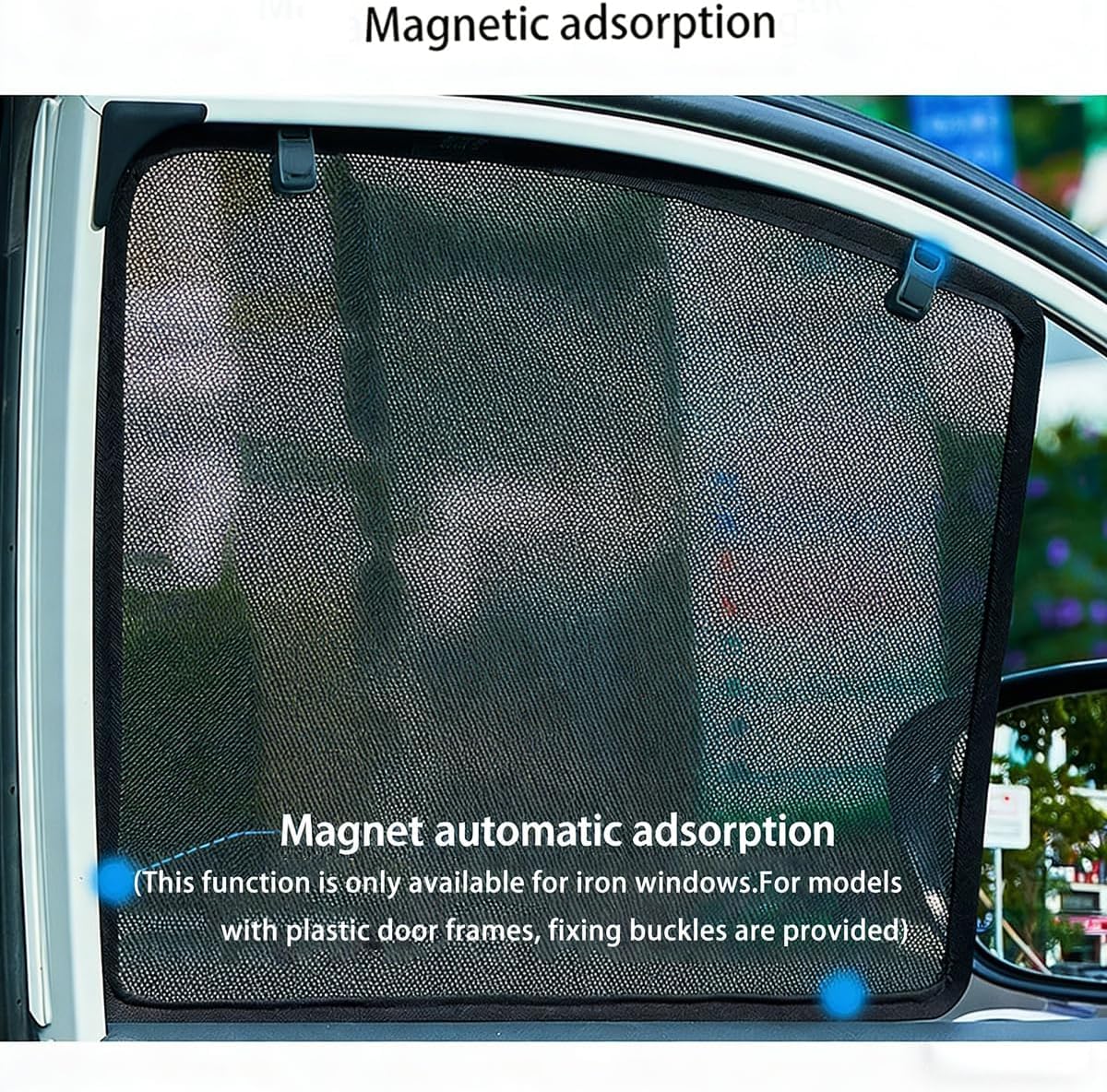 Auto Sonnenschutz für Benz E Class Estate W210 1996-2003, UV Schutz Magnetisch Vorhang Autofenster Seitenscheibe Sonnenschutz Zubehör Faltbar,D/5pcs