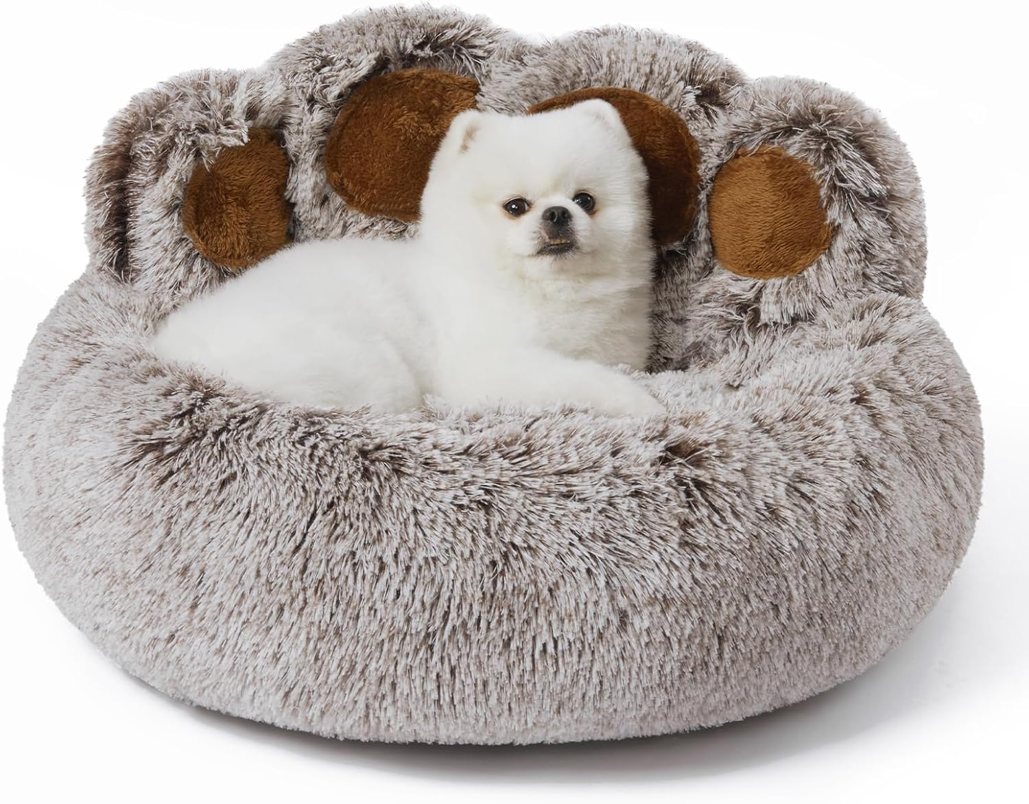 Jiupety Dog Bed with Standing Paws Upgraded Soothing Paw