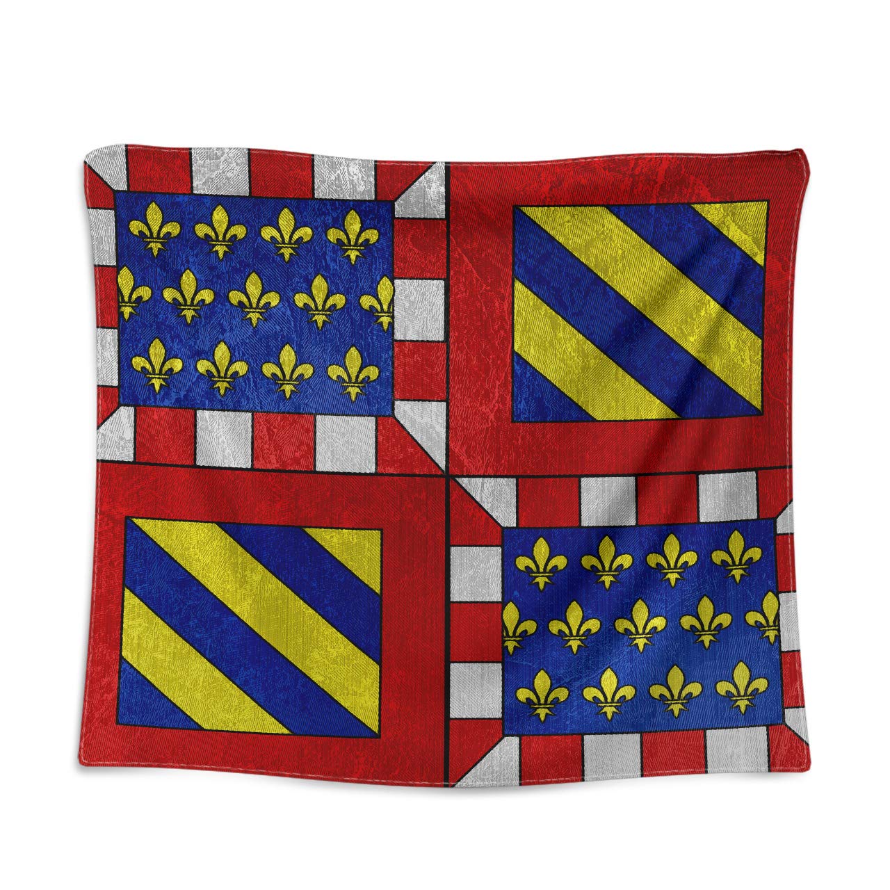 Nice Captain Middle Ages Coat of Arms Tapestry Emblem Banner Wall Hangings Wall Art 100cm x 125cm (Duchy of Burgundy)