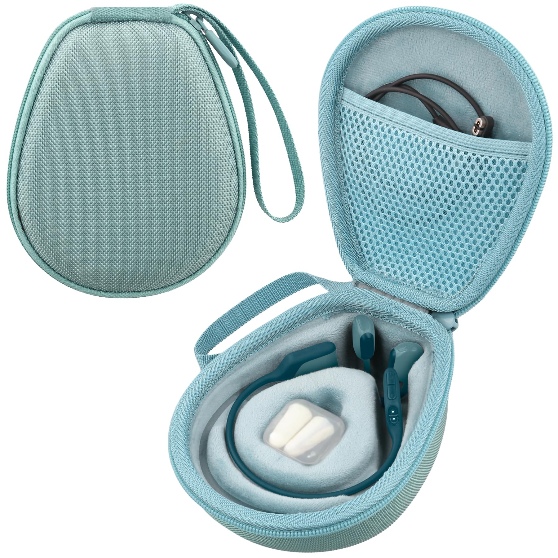 co2CREA Hard Case for SHOKZ New OpenRun Pro 2/1/Mini, OpenRun Standard/Mini, OpenMove, OpenSwim Pro, OpenSwim, Compatible with All SHOKZ Open-Ear Bone