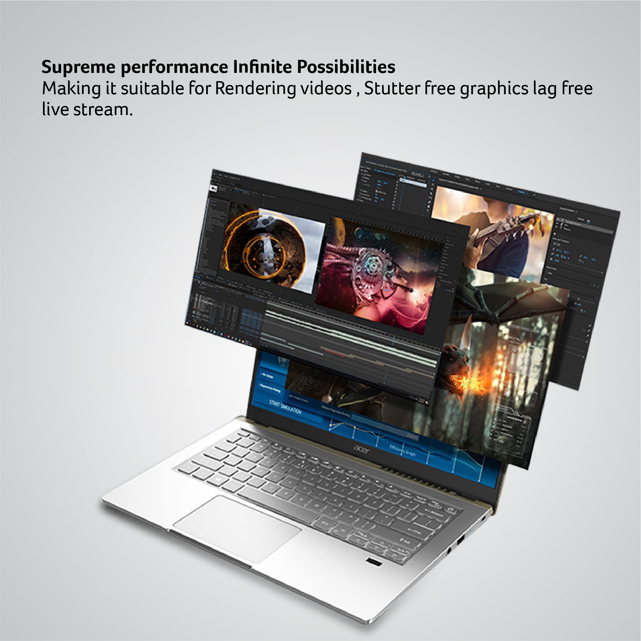 Windowsノート本体 Acer Swift X SFX14-41G Acer Swift X Sfx14-41G Creator Laptop Thin & Light 14 Inches