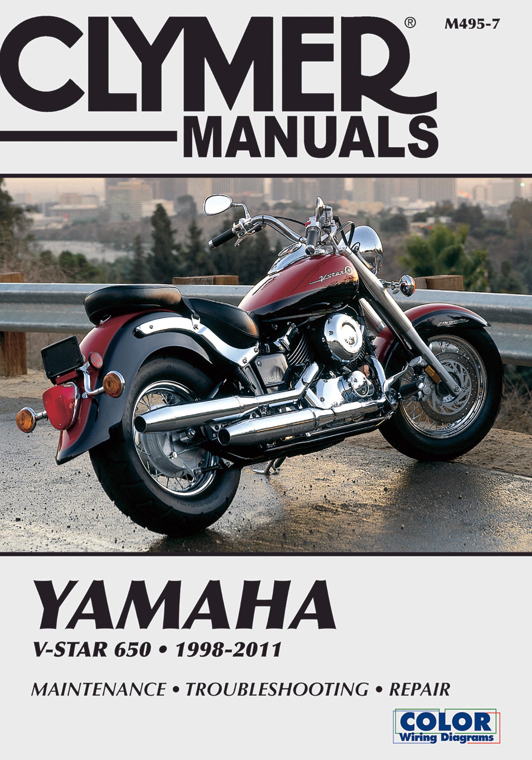 Yamaha V-Star 650 Manual Motorcycle (1998-2011) Service Repai... - 9781599696195