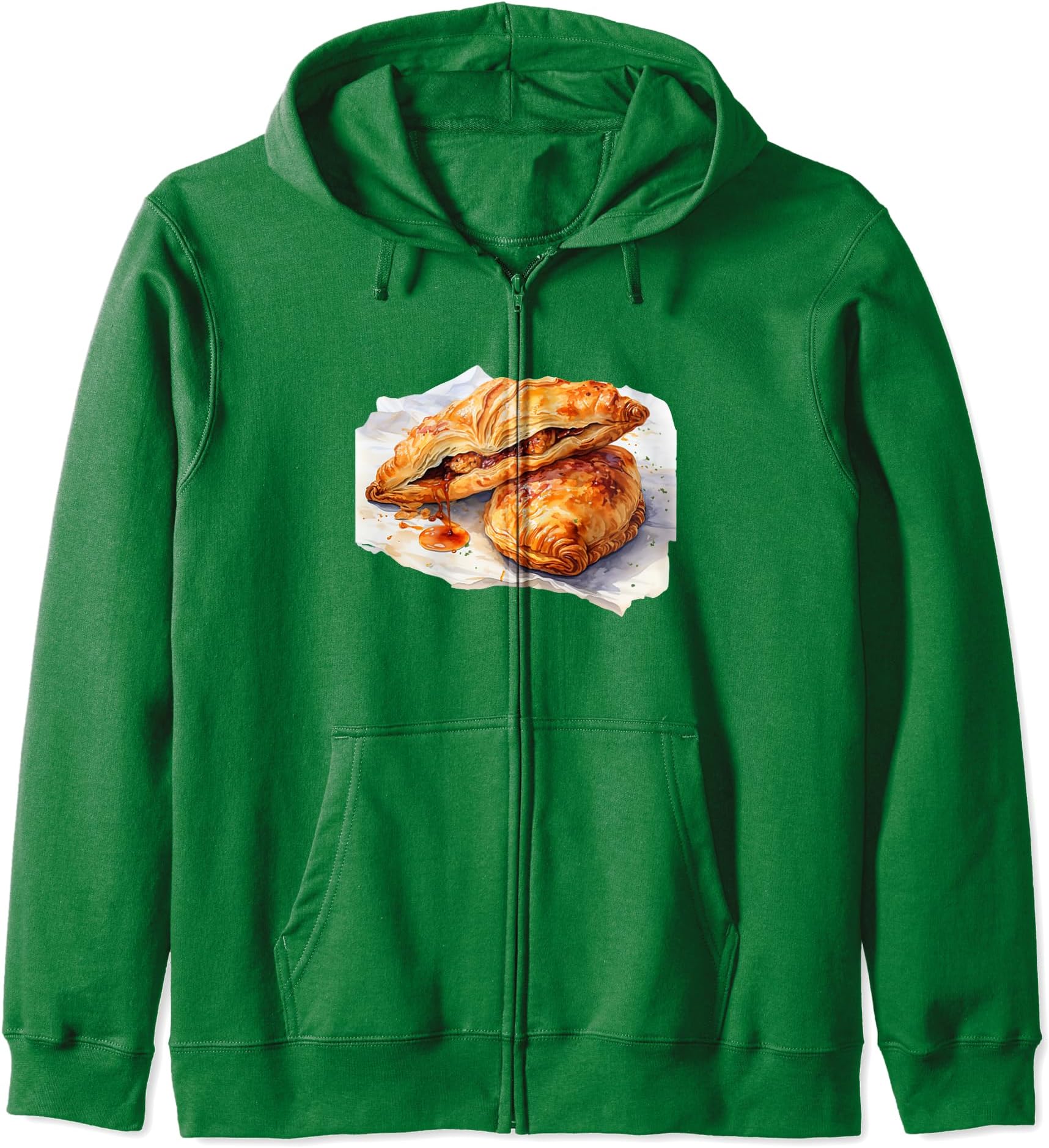 Cornish Pasty Design Kernow Love Zip Hoodie