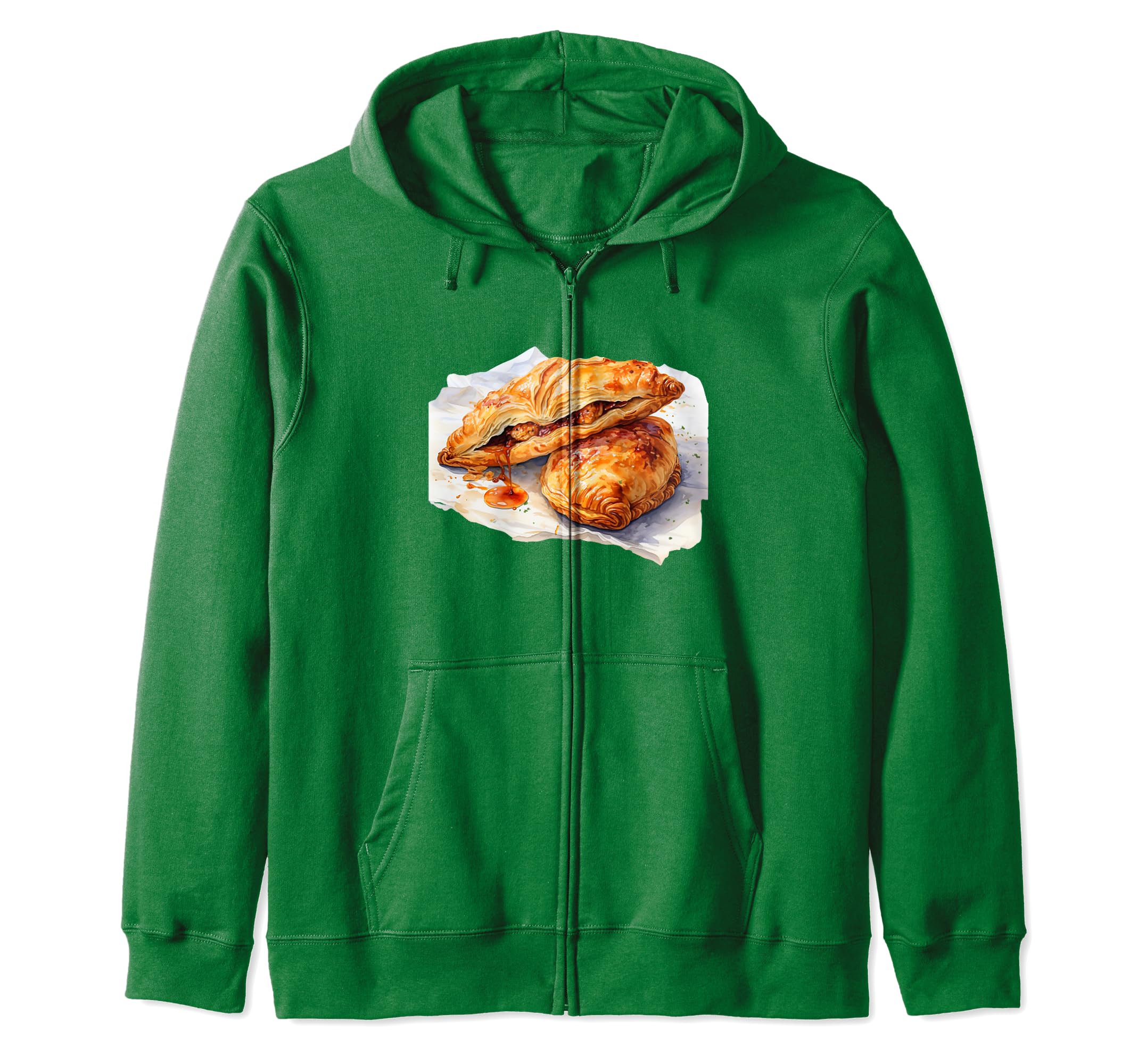 Cornish Pasty Design Kernow Love Zip Hoodie