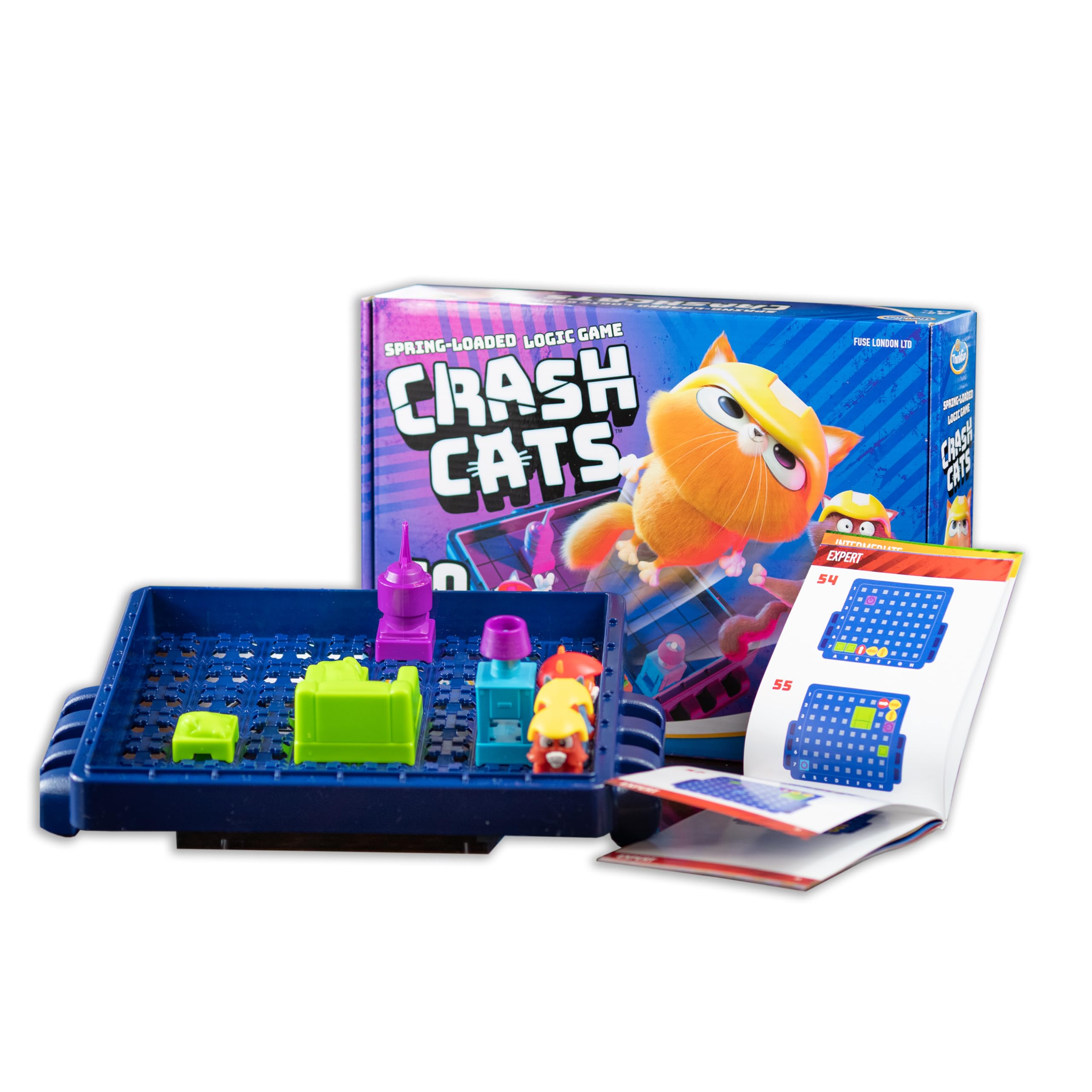 Amazon.com: ThinkFun Crash Cats: The Super Fun Spring Loaded Logic