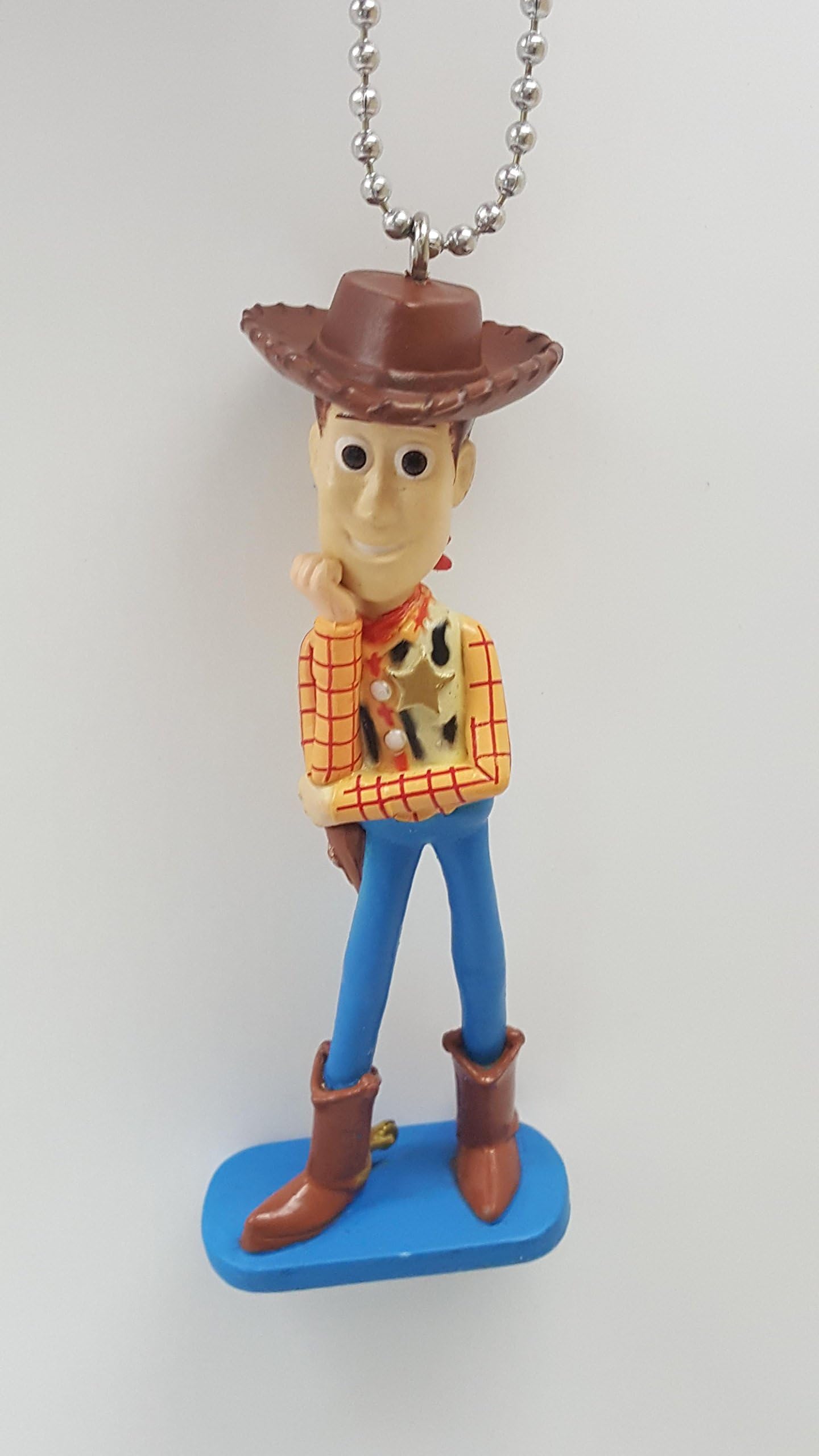 Disney Pixar Toy Story Exclusive Sheriff Woody PVC Key Chain Keychain Dangler Action Figure 3" Figurine