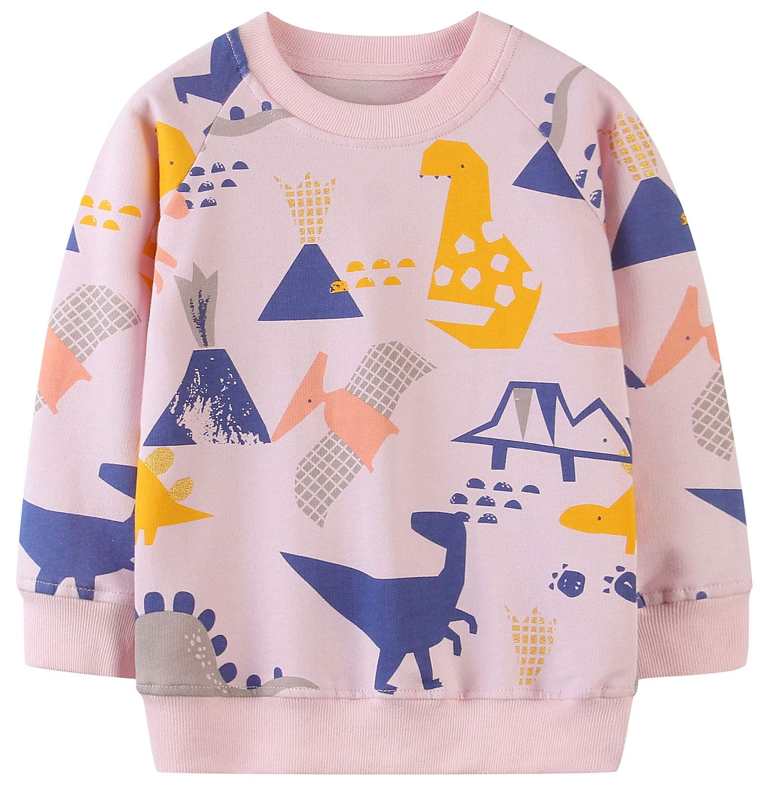 TEDD Sudaderas Niña Unicornio Camiseta Manga Larga 100% Algodón Jersey sin Capucha para Nina 1-12 años — view 8