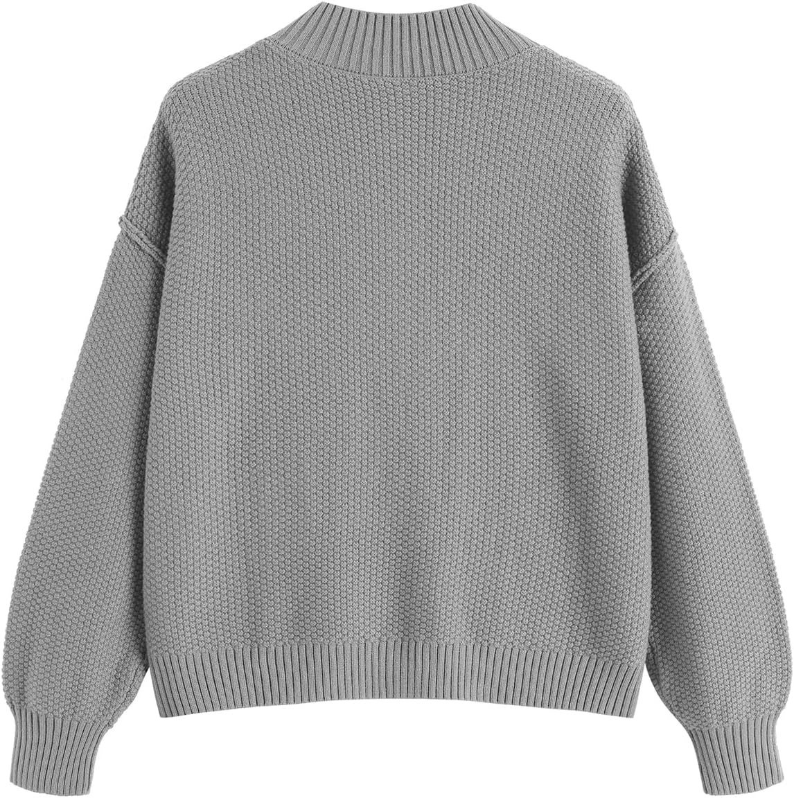 ZAFUL Women's Off The Shoulder Sweater Pullover Knit Cardigan Long Sleeve Loose Going Out Tops - Image 5