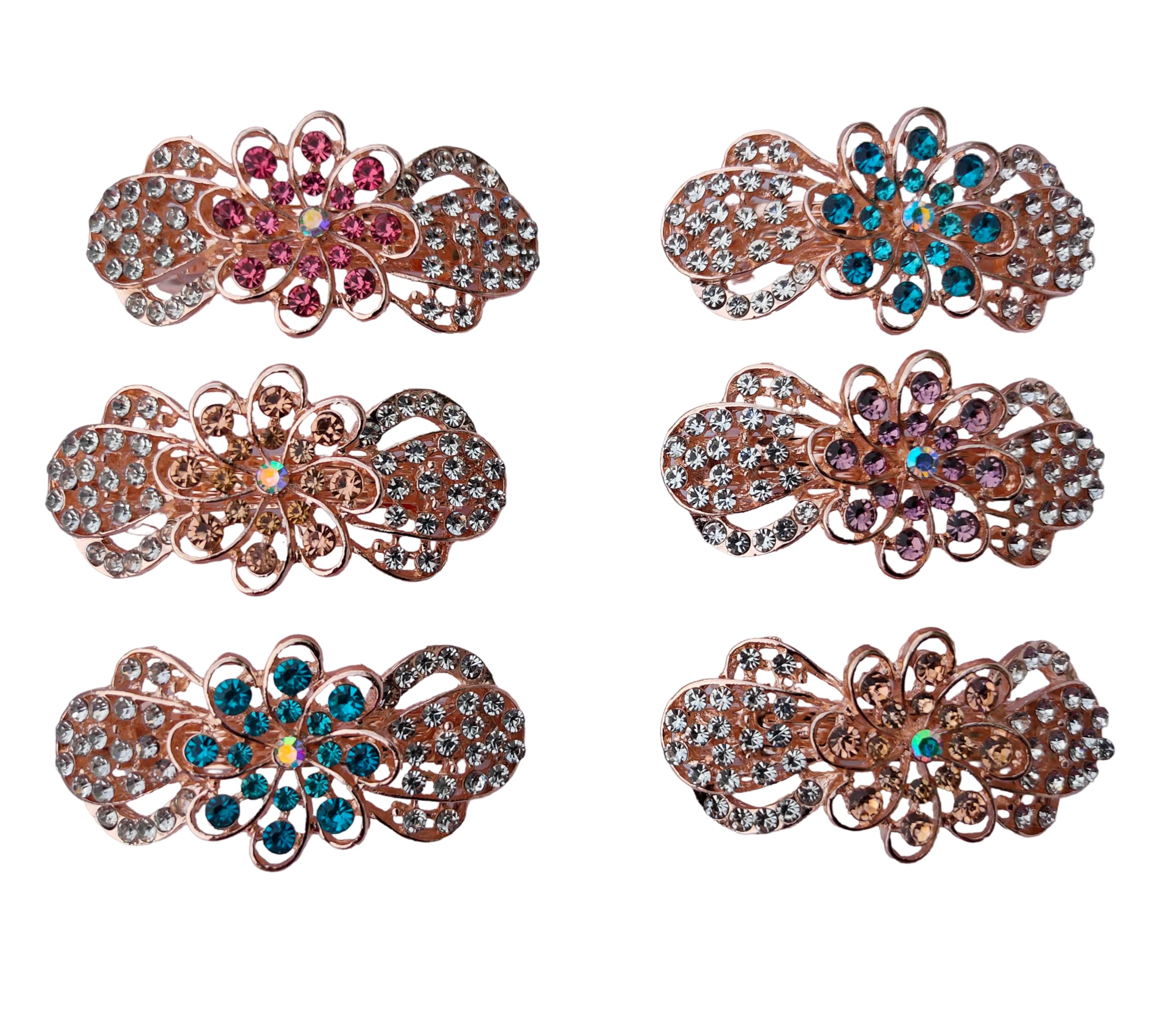 Stone Designer Hair Clips For Women and Girls/Traditional Hair Accessories for Women and Girls Multicolor Any One Random Design Pack of 1 (B0C7SKXHTG) Amazon Price History, Amazon Price Tracker