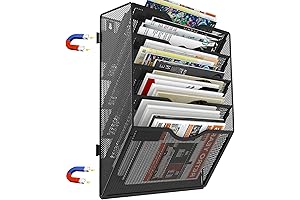 5 Tier Strong Magnetic File Holder - No Drilling Needed