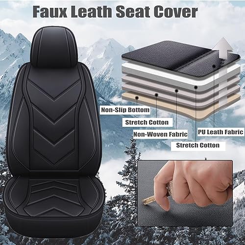 Miniatura 4 de Fundas de asiento de automóvil para Lexus NX 200t300300H 2007-2023, cojín de asiento completo de piel sintética con compatible con bolsa de aire,