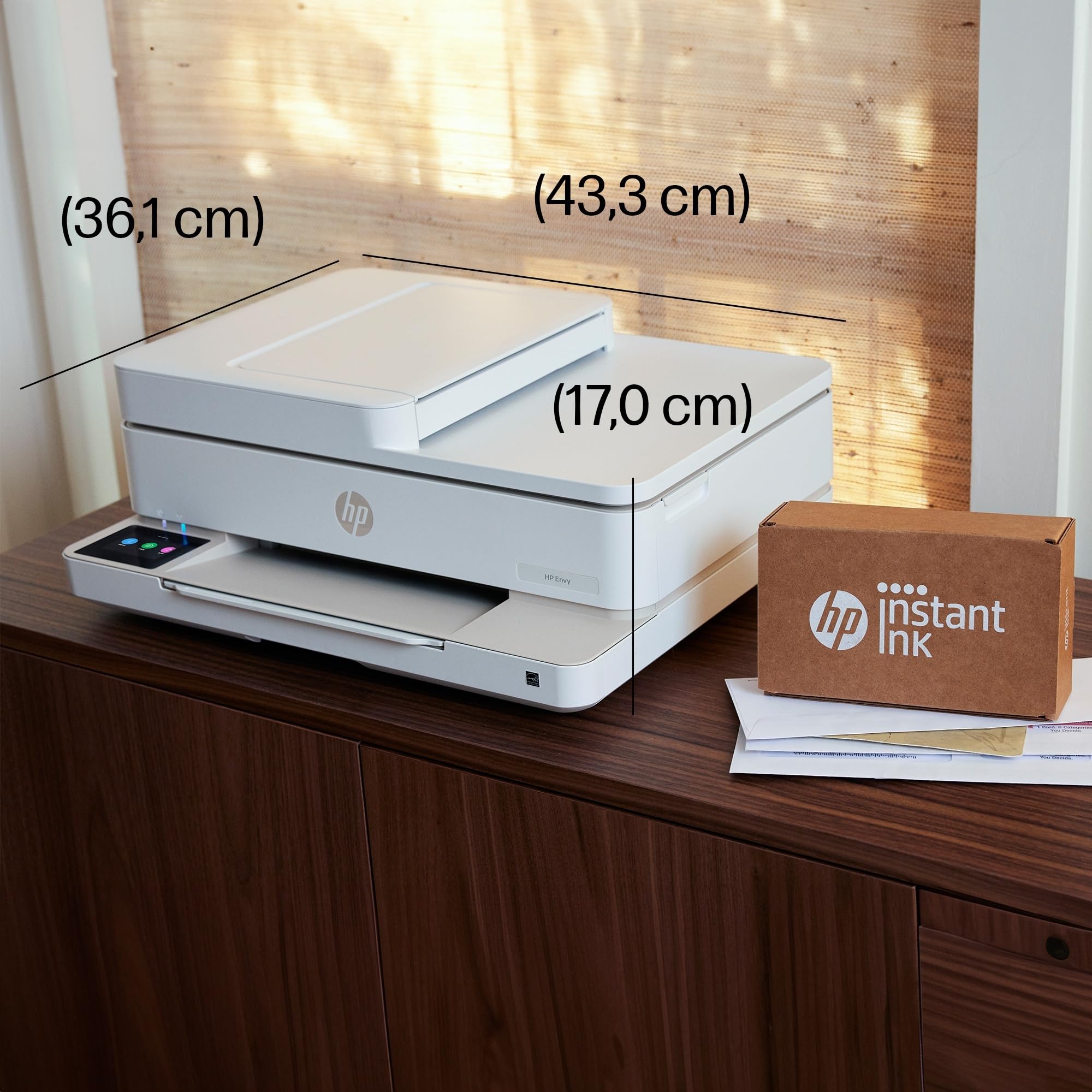 HP Envy 6520e Stampante Multifunzione a Getto d'Inchiostro A4 Colori Wi-Fi ADF Fax Fronte Retro Automatica 10 ppm Instant Ink