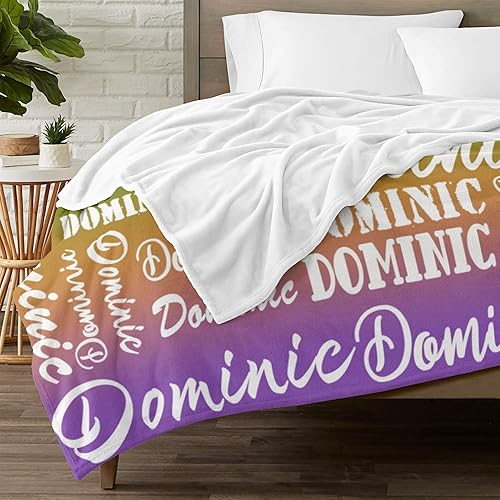 Miniatura 3 de Manta personalizada con texto, manta personalizada para adultos, niños (03, 30 x 40)