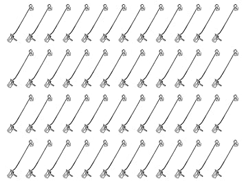 Atlantic Stainless Steel Gate Hook 6 Inch X 6 mm(Total Length 15cm Matt Finish) -Pack of 48 Pcs