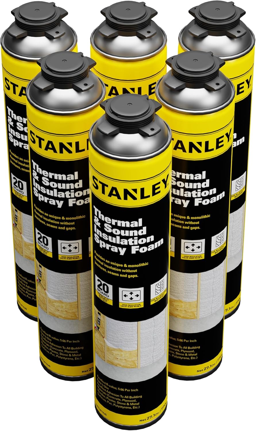 STANLEY Supercoat Spray Foam Insulation Closed Cell Spray