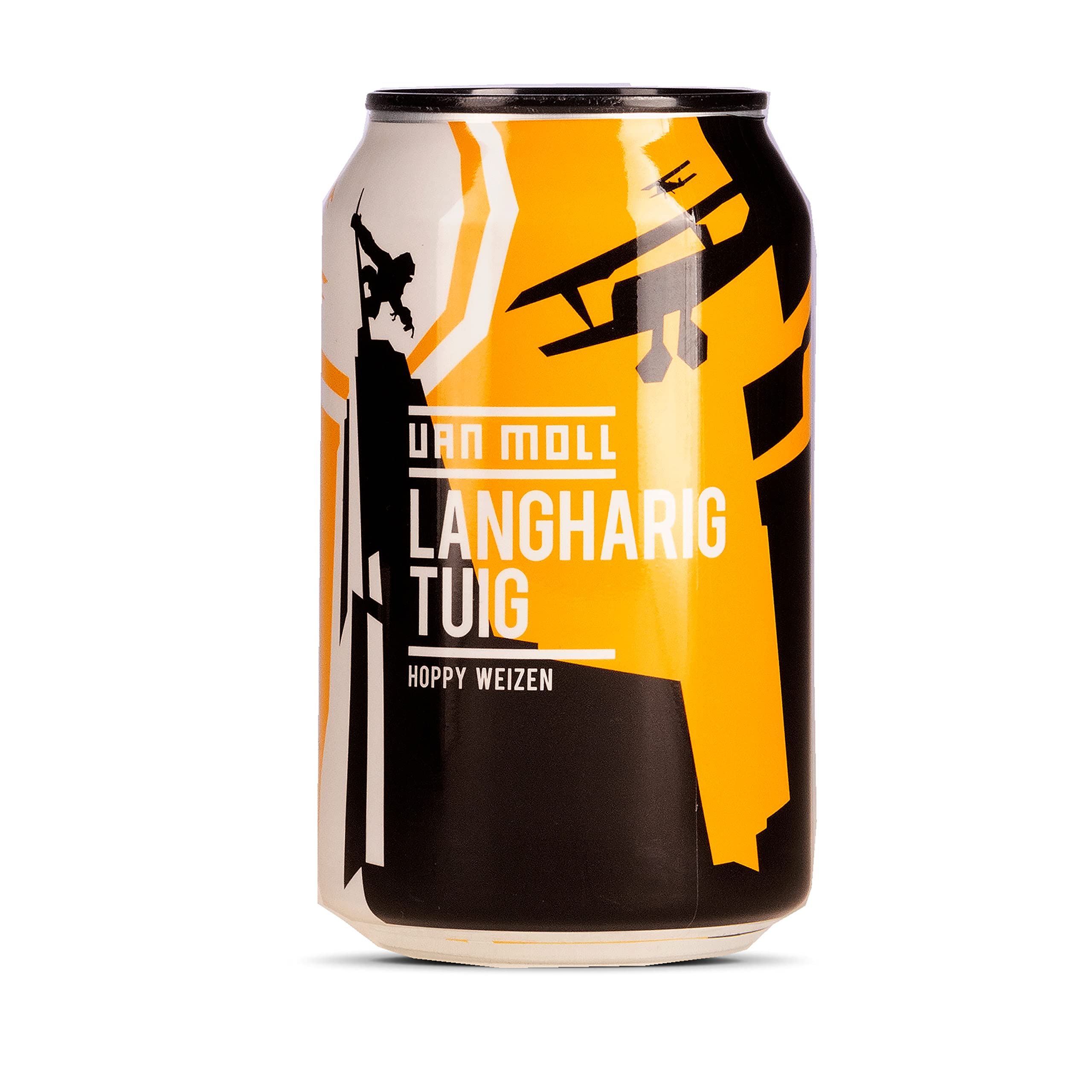 Van Moll `Langharig Tuig´ Hoppy Weizen 5,5% (24 x 0,33 l) ** Sparpack 22+2 GRATIS ** (inklusive 6,00 € Pfand)