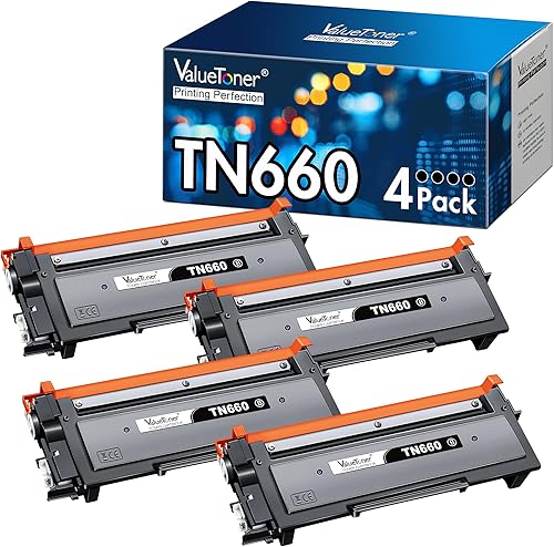 Valuetoner Repuesto compatible para Brother TN660 TN-660 TN630 para TN660 Cartucho de tóner Brother Impresora HL-L2305W HL-L2320D HL-L2380DW TN660,2