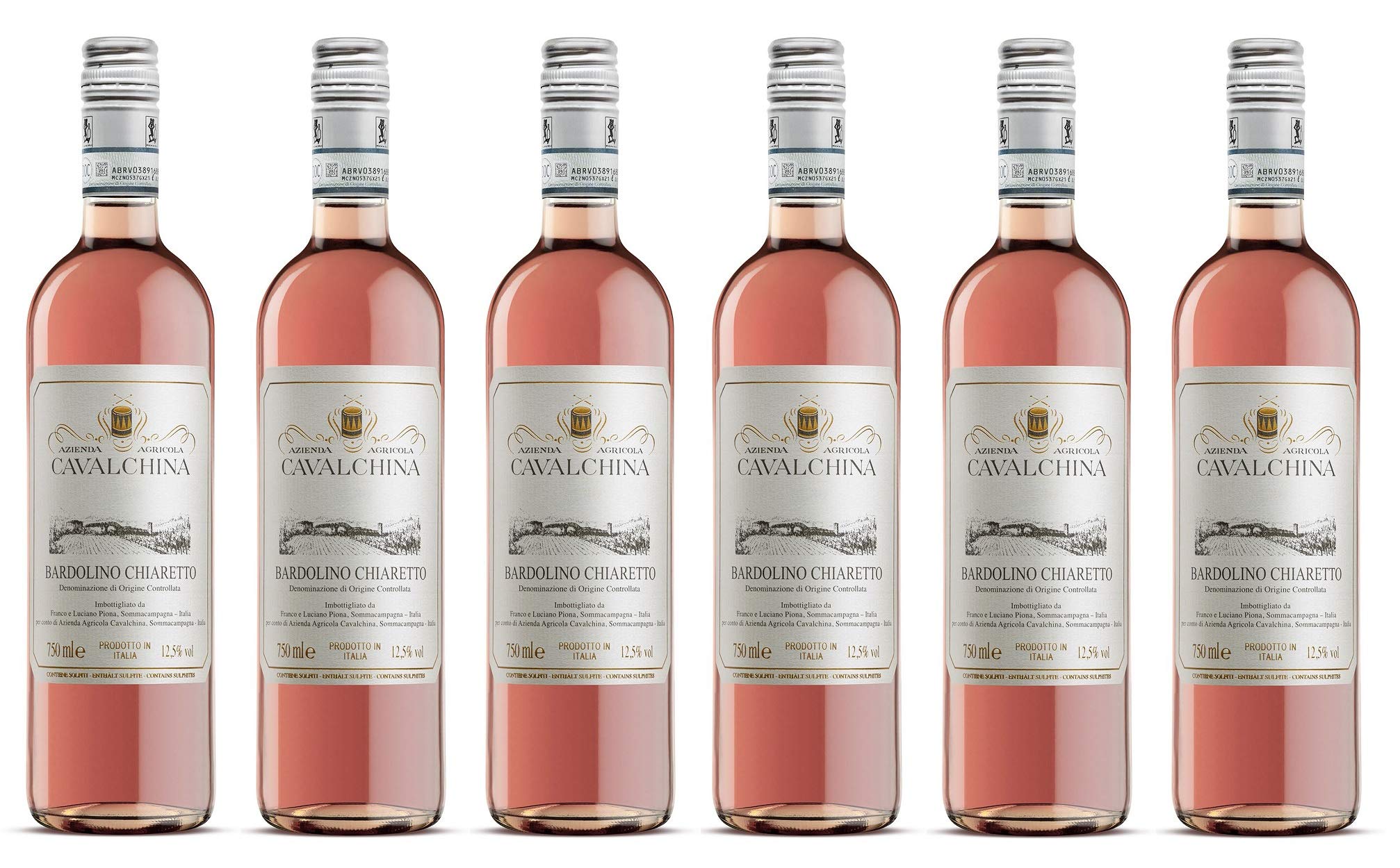 6x 0,75l - Cavalchina - Bardolino Chiaretto D.O.P. - Veneto - Italien - Rosé-Wein trocken