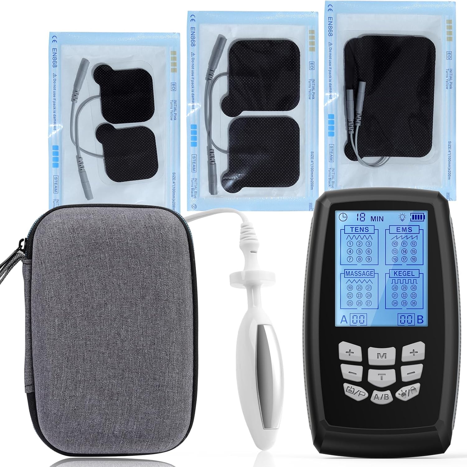 TENS Unit Muscle Stimulator and EMS Pelvic Floor Muscle Exercise ...