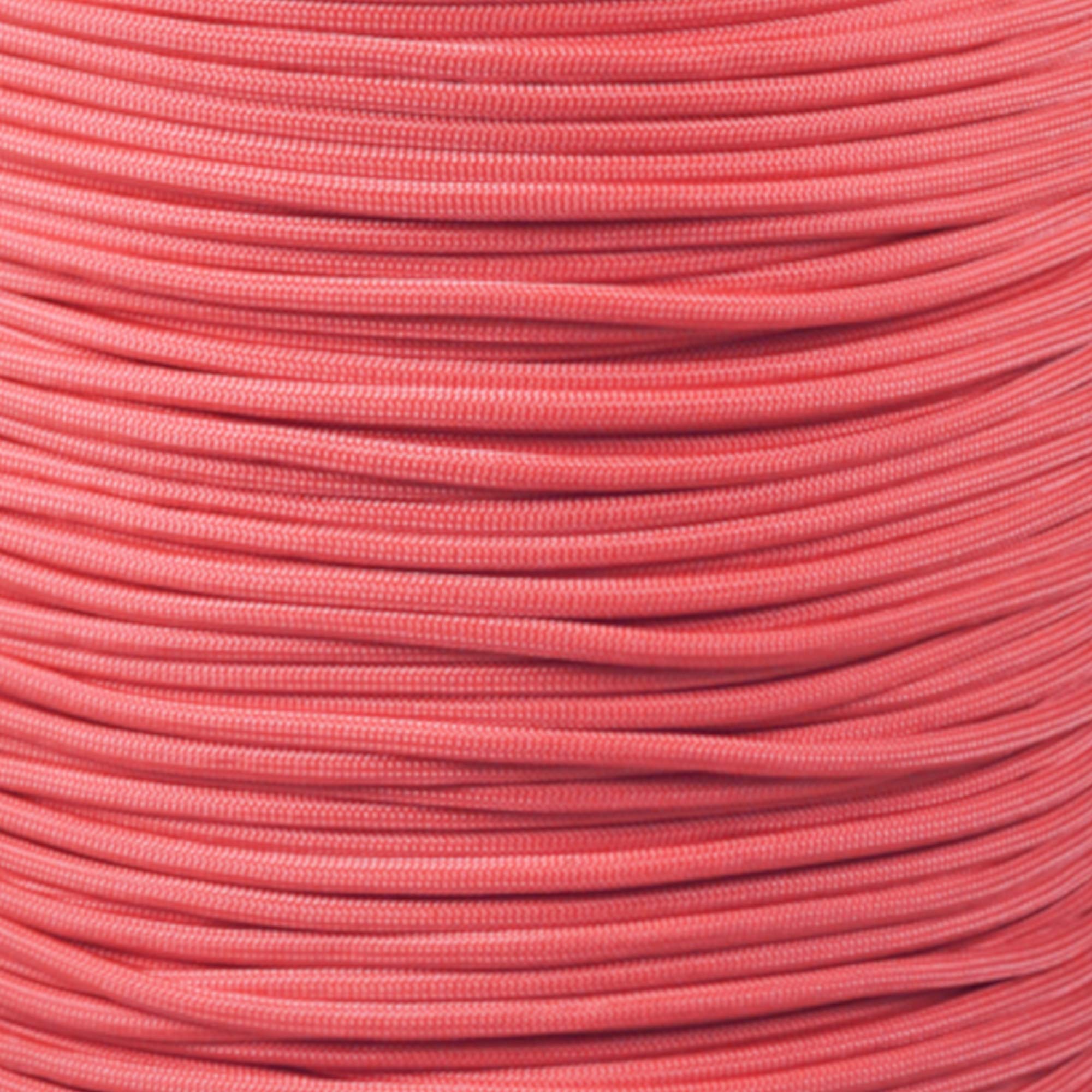 Paracord Planet Solid Color 550lb Paracord – 7 Strand Type III Nylon Cord for Indoor and Outdoor Tasks – Pink (50 ft)