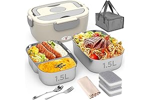 Electric Lunch Box Food Heater - Portable Fast Heating Lunch Box