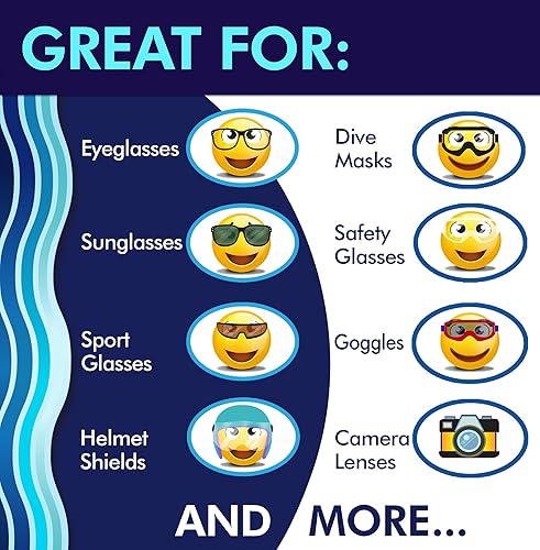 Miniatura 7 de Clear View Kit de limpiador de lentes portátil, tamaño de viaje con solución de limpieza premium, spray recargable + paño de microfibra, seguro para