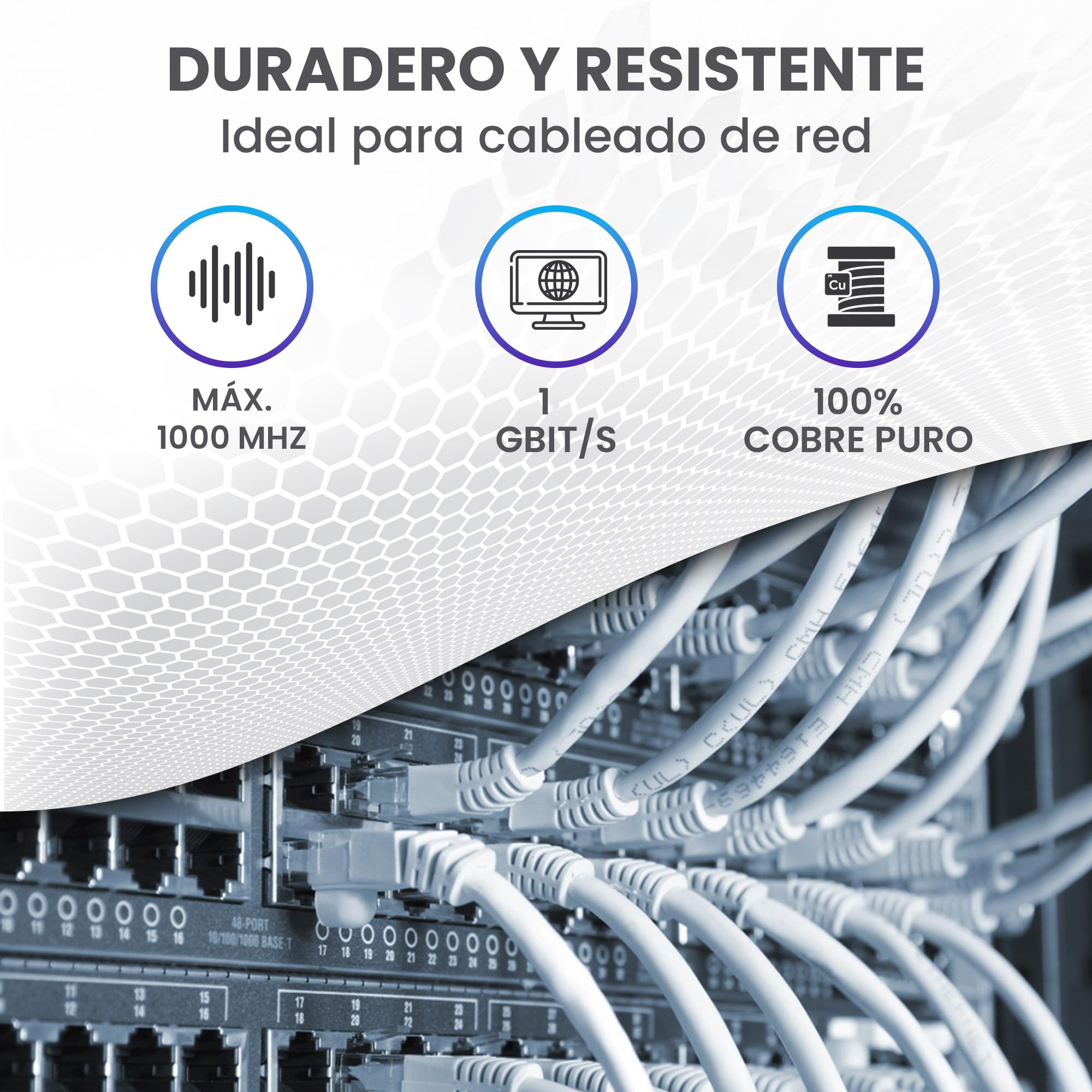 EXTRALINK Cable Ethernet 100M CAT5e para exteriores, Cable Red LAN– 100% cobre, F/UTP apantallado, compatible con PoE, UV resistente, con funda exterior de PE duradera y resistente a la intemperie
